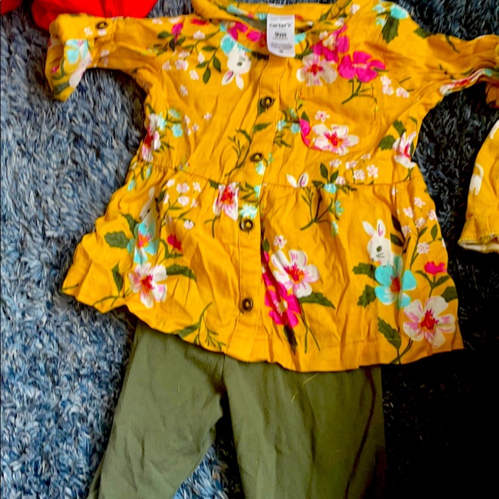 Carter’s outfit and dress 9 month